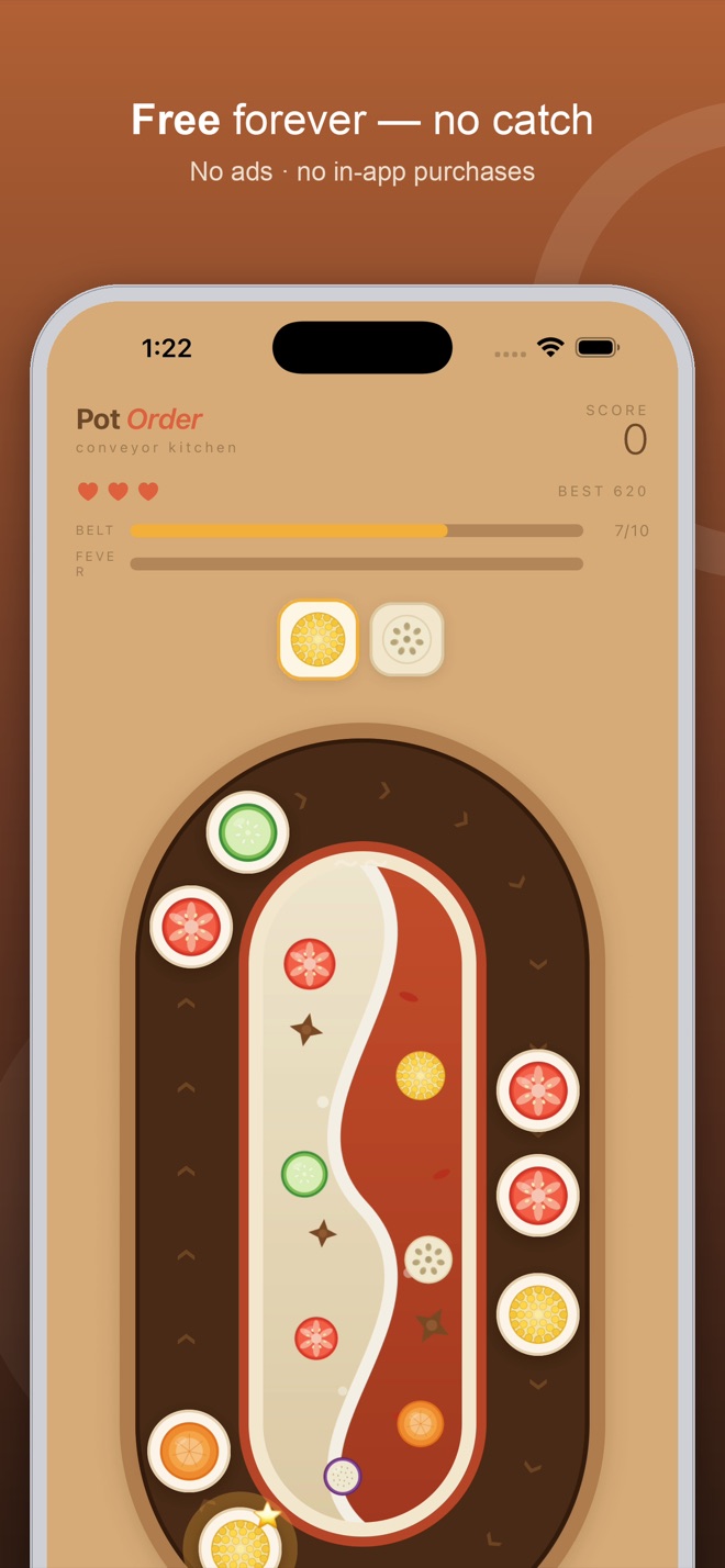 Free forever — no ads or in-app purchases